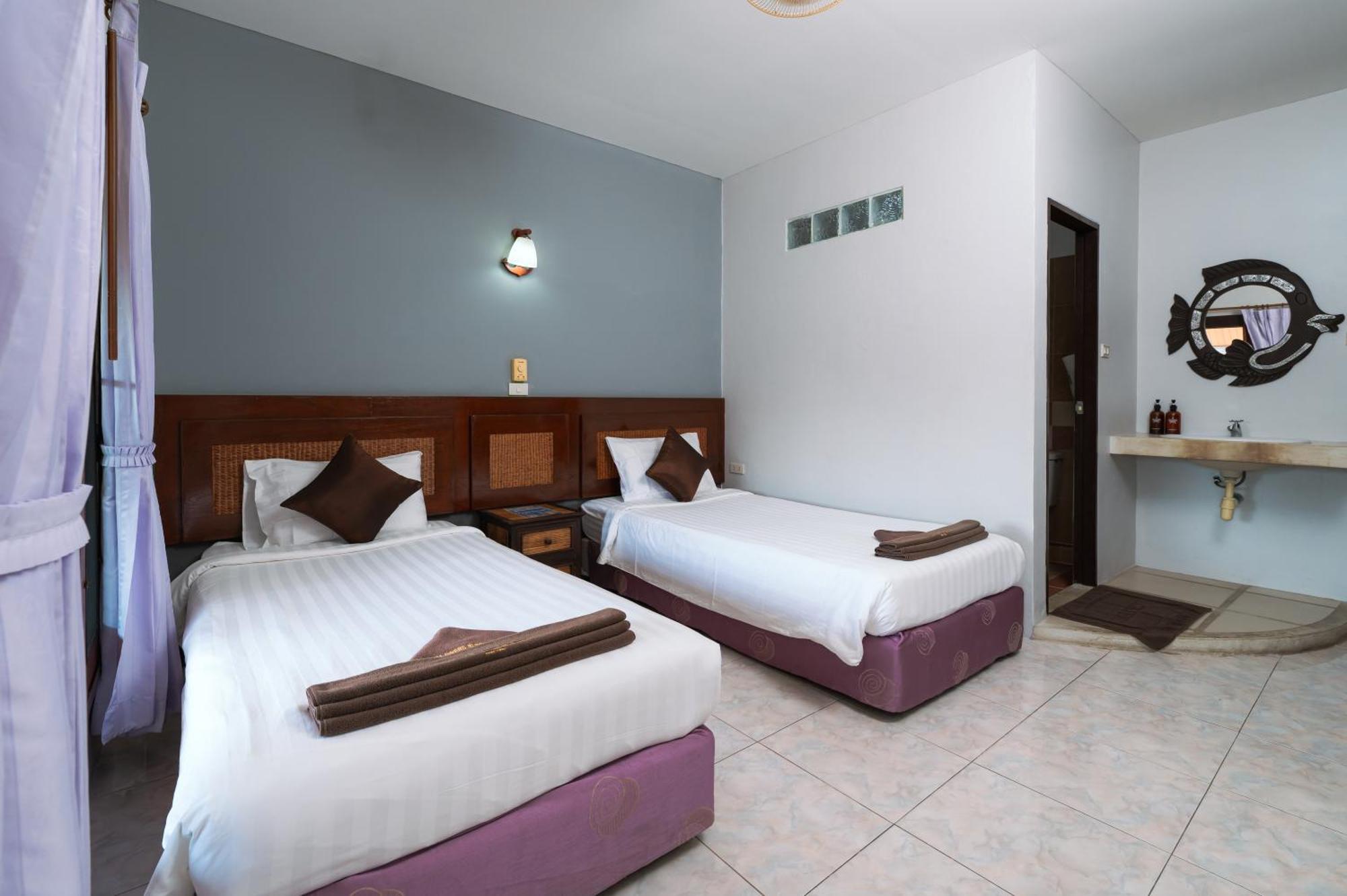 Chambre Double ou Lits Jumeaux Confort avec Ventilateur