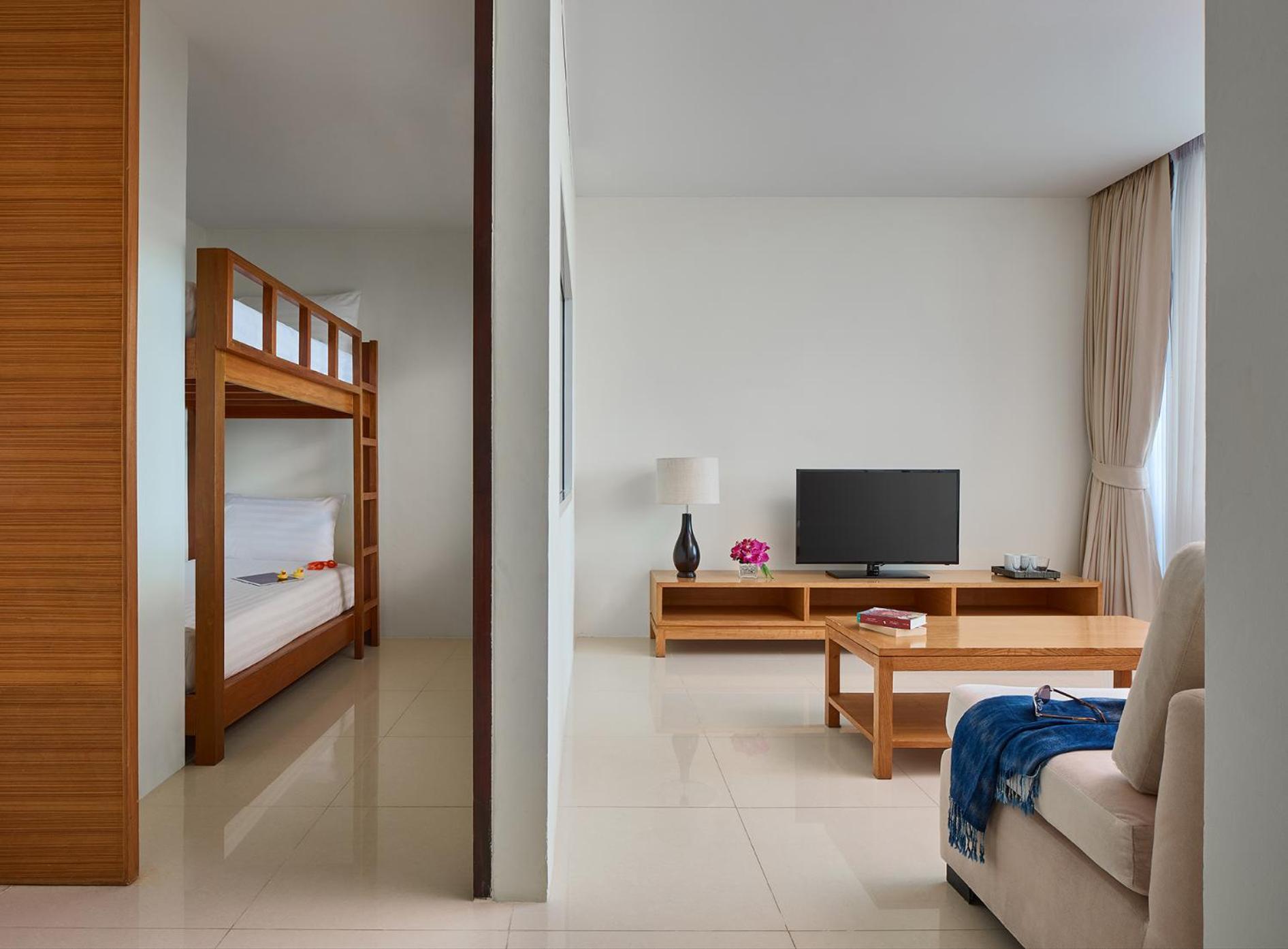 Familiensuite mit 1 Schlafzimmer, kein Balkon