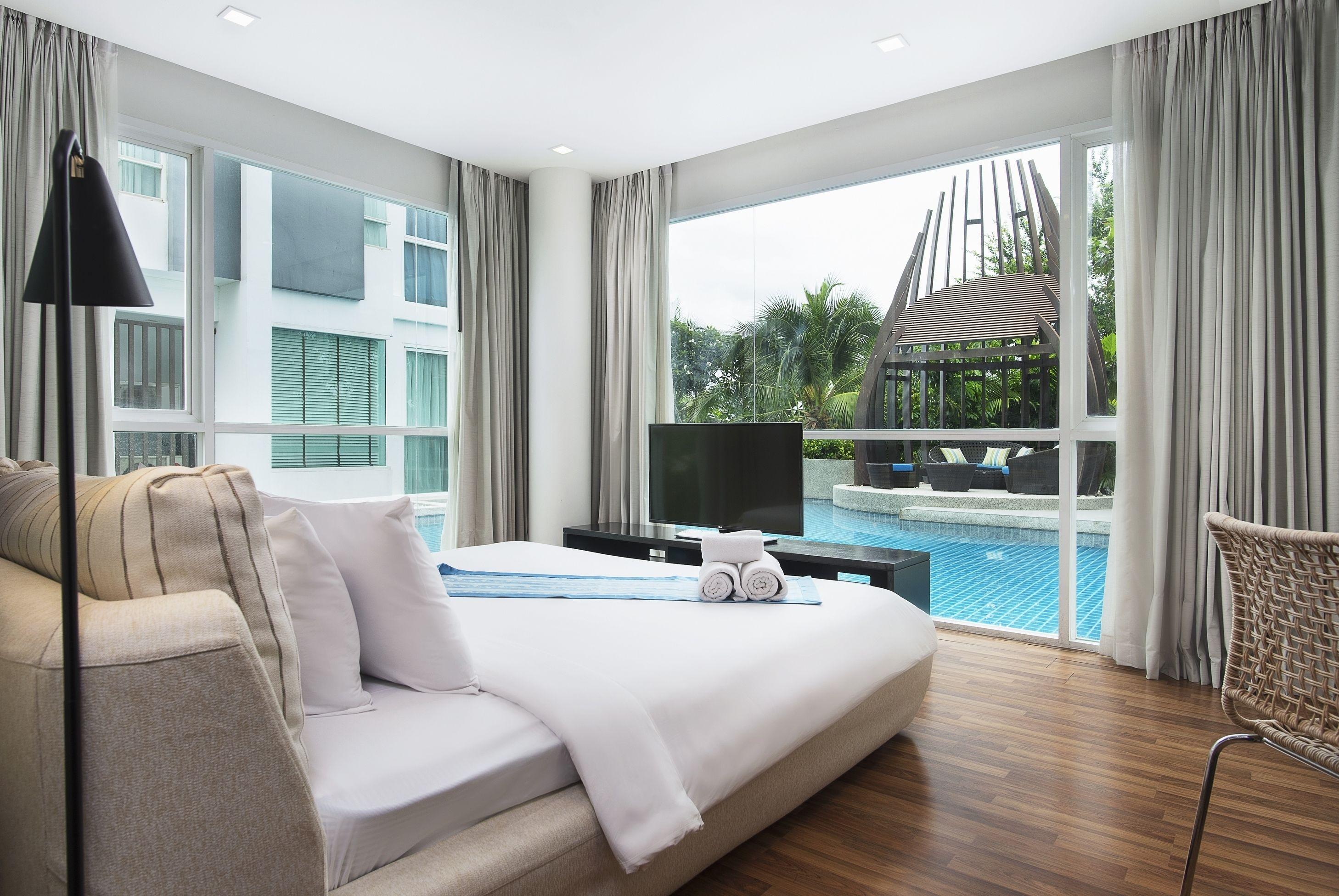 Suite 2 Chambres d'Angle avec Accès à la Piscine