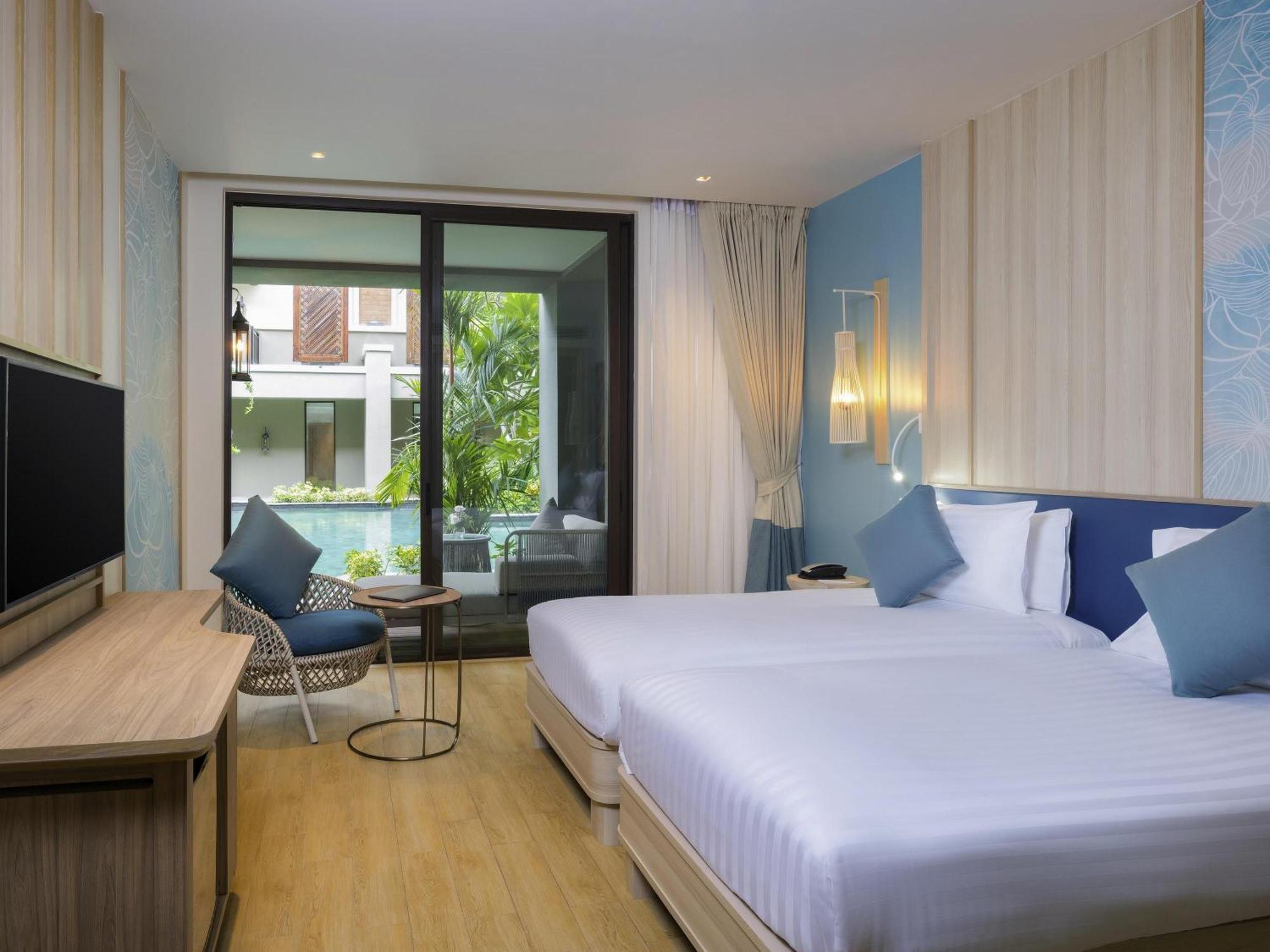 Deluxe Zweibettzimmer mit Poolzugang - Strandseite