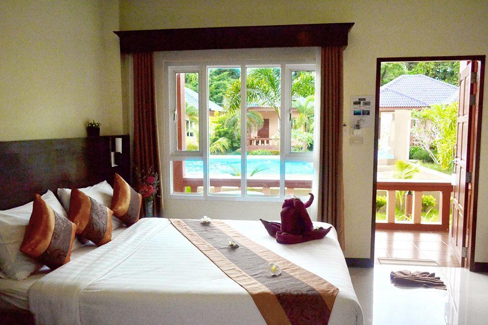 Deluxe Zimmer mit Poolblick