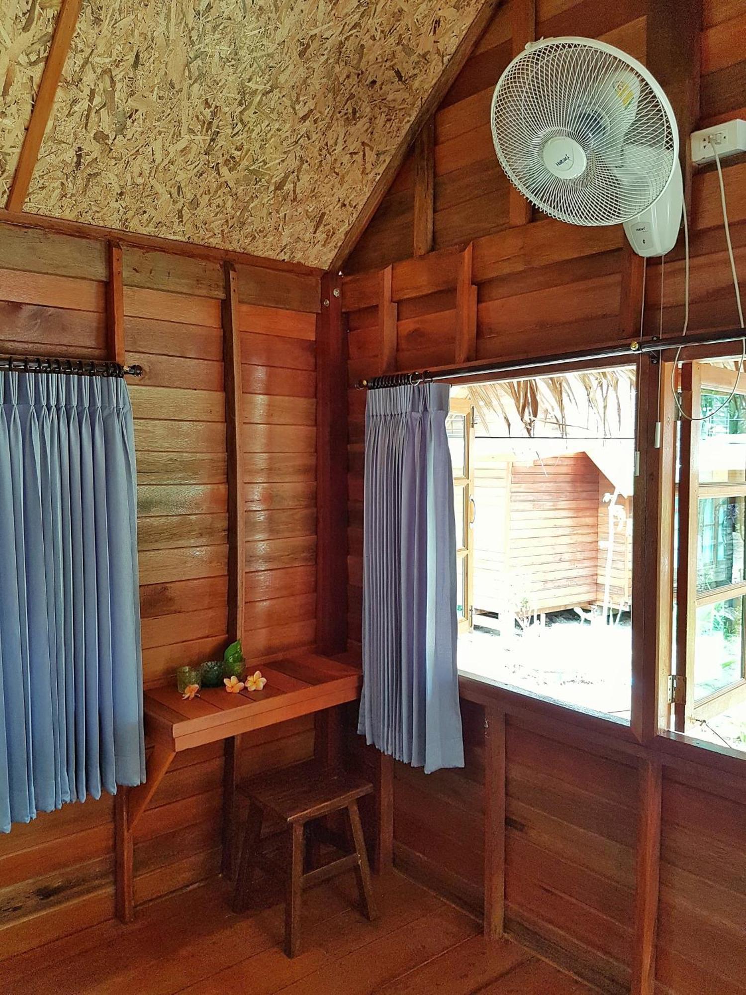 Habitación Jardín con ventilador y sin ducha de agua caliente