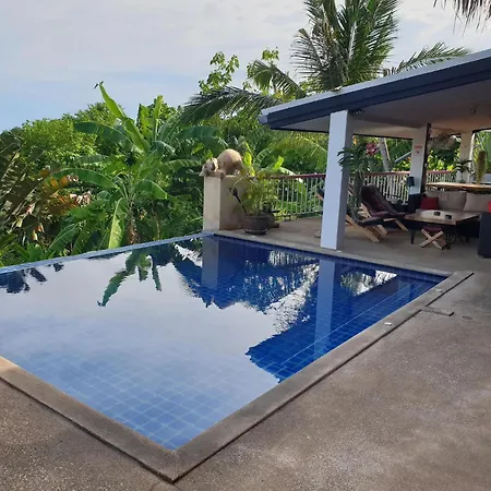 Pink House Guest House Lamai - Pool & Sea View-2