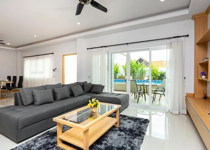 Relax Pool Villa Near Walking Street,Jacuzzi ,Bbq 5Bed 6Bath City House54