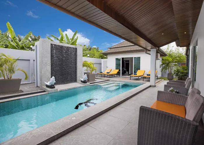 3Br Villa Marine With Private Pool, Waterfalls In Naiharn Beach