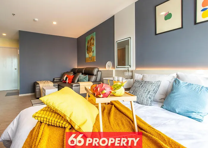 Long-Stay High Floor Apartment, Bangna, Near Bts, Malls